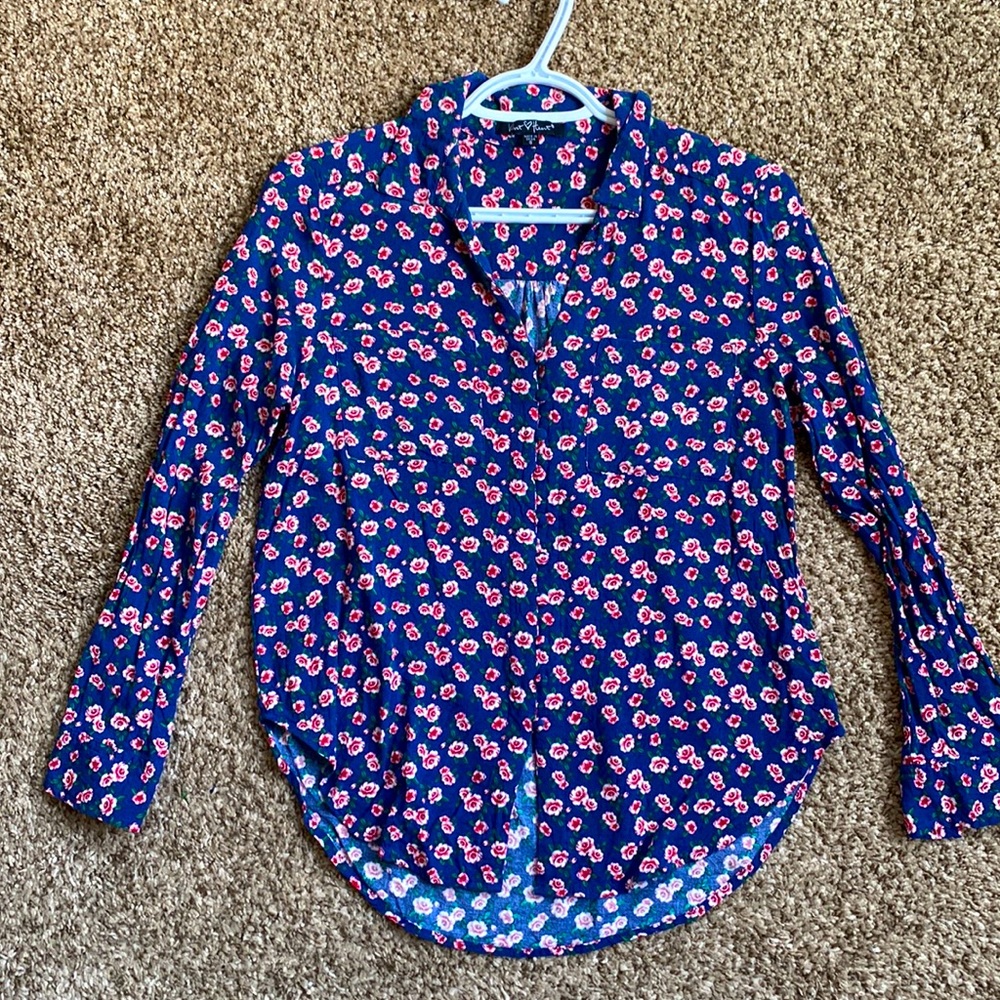 Delicate floral blouse